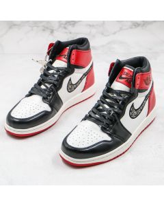 D**r x Air Jordan 1 High Black Red